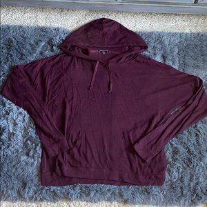 Maroon light weight brandy Melville hoodie